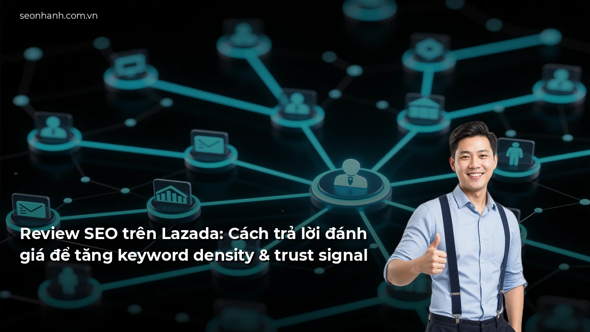 Review SEO trên Lazada: Cách trả lời đánh giá để tăng keyword density & trust signal