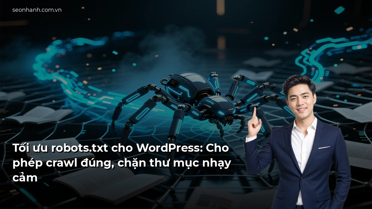 Tối ưu robots.txt cho WordPress: Cho phép crawl đúng, chặn thư mục nhạy cảm