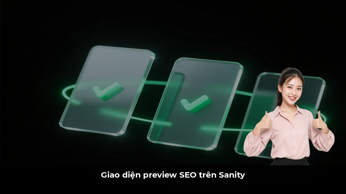 Giao diện preview SEO trên Sanity
