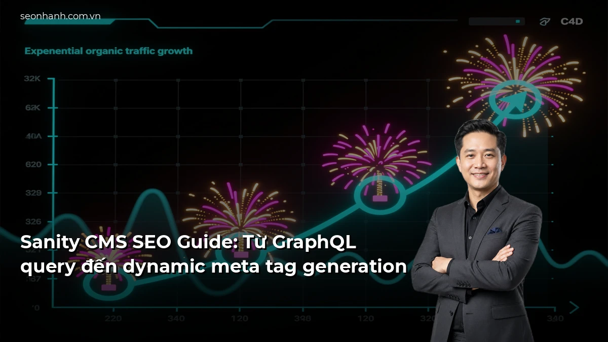 Sanity CMS SEO Guide: Từ GraphQL query đến dynamic meta tag generation