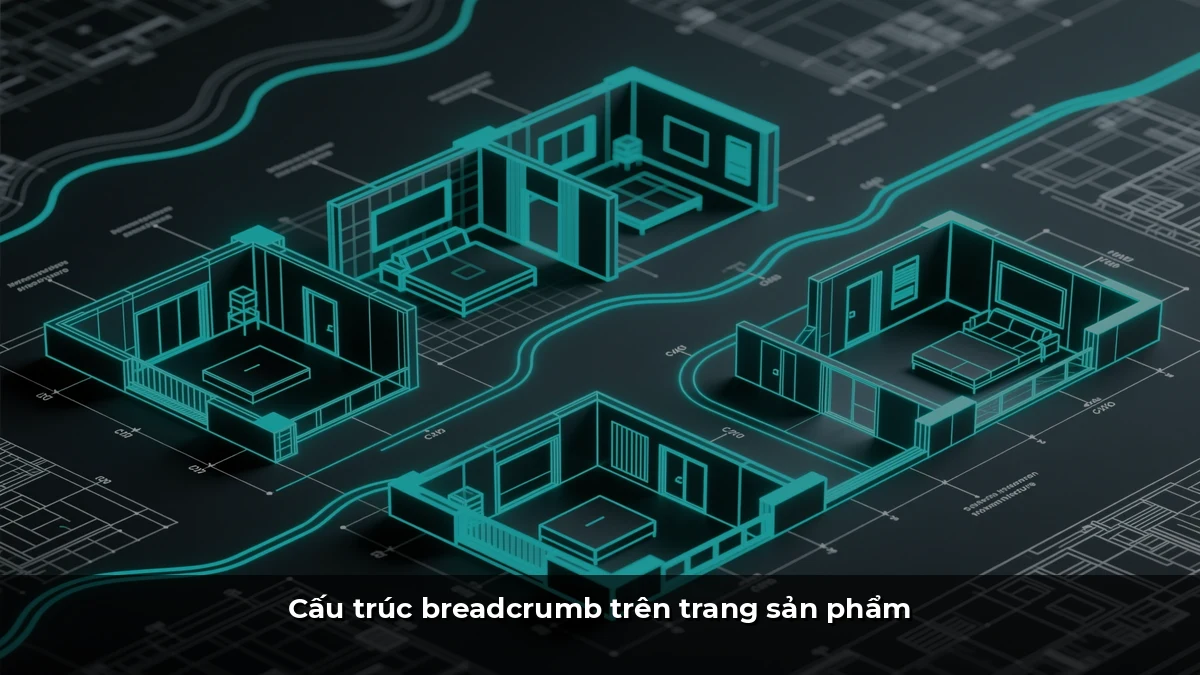 Cấu trúc breadcrumb trên trang sản phẩm
