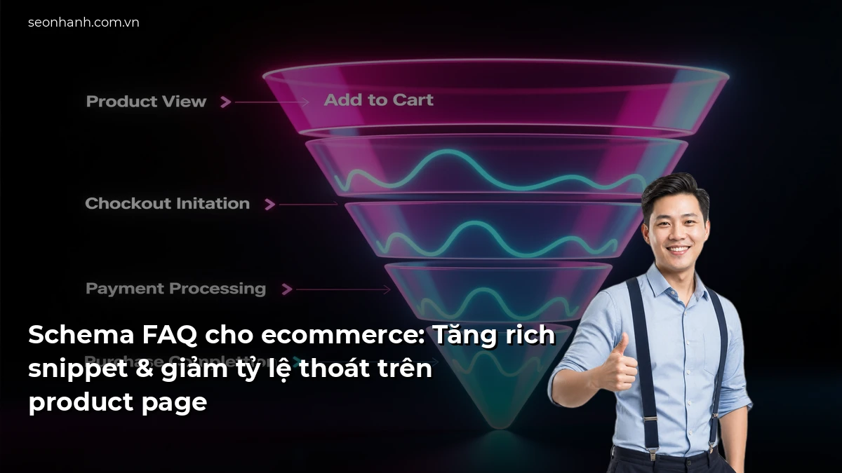 Schema FAQ cho ecommerce: Tăng rich snippet & giảm tỷ lệ thoát trên product page