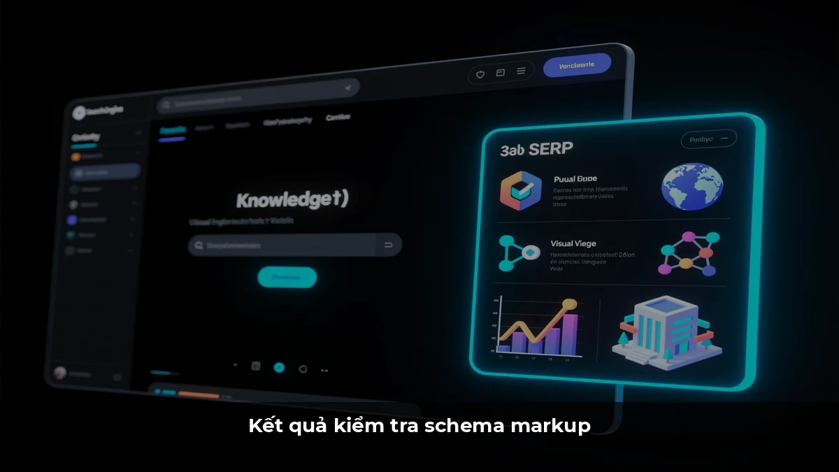 Kết quả kiểm tra schema markup