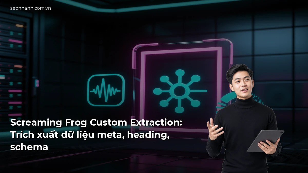 Screaming Frog Custom Extraction: Trích xuất dữ liệu meta, heading, schema