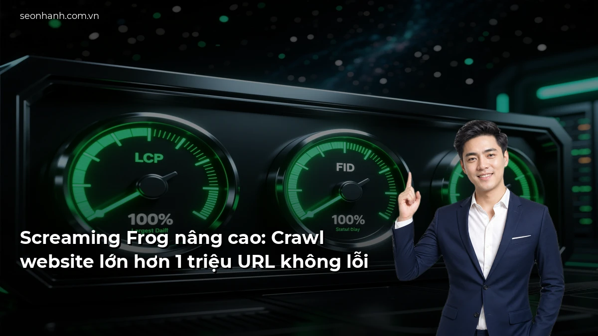 Screaming Frog nâng cao: Crawl website lớn hơn 1 triệu URL không lỗi