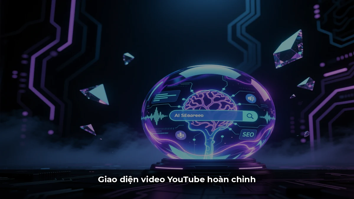 Giao diện video YouTube hoàn chỉnh