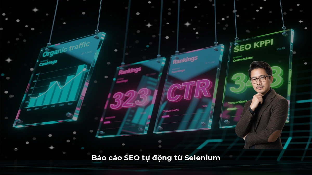 Báo cáo SEO tự động từ Selenium