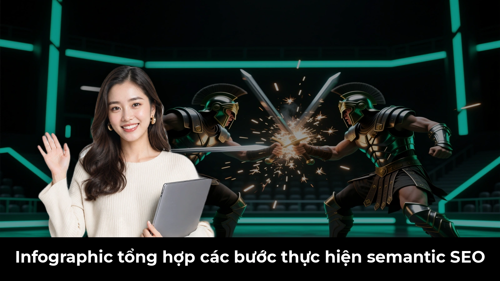 Infographic tổng hợp các bước thực hiện semantic SEO