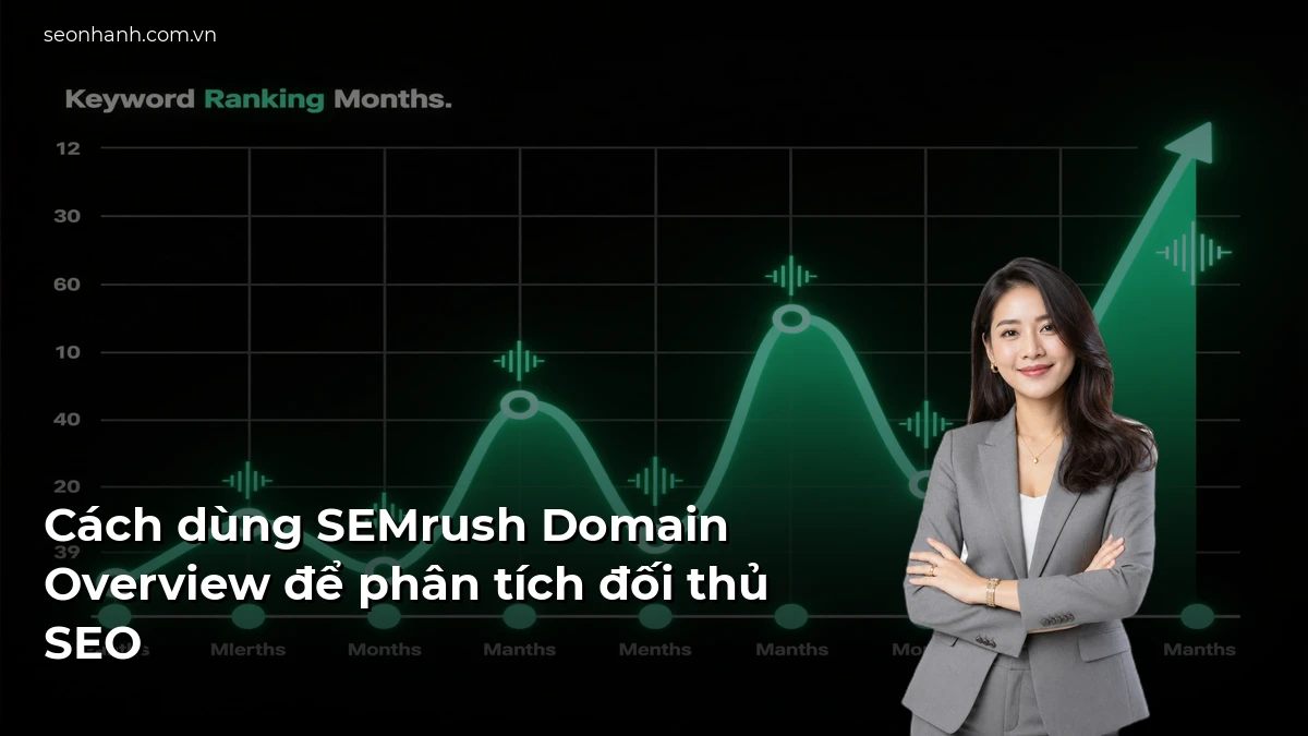 Cách dùng SEMrush Domain Overview để phân tích đối thủ SEO