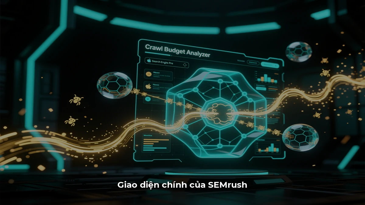 Giao diện chính của SEMrush