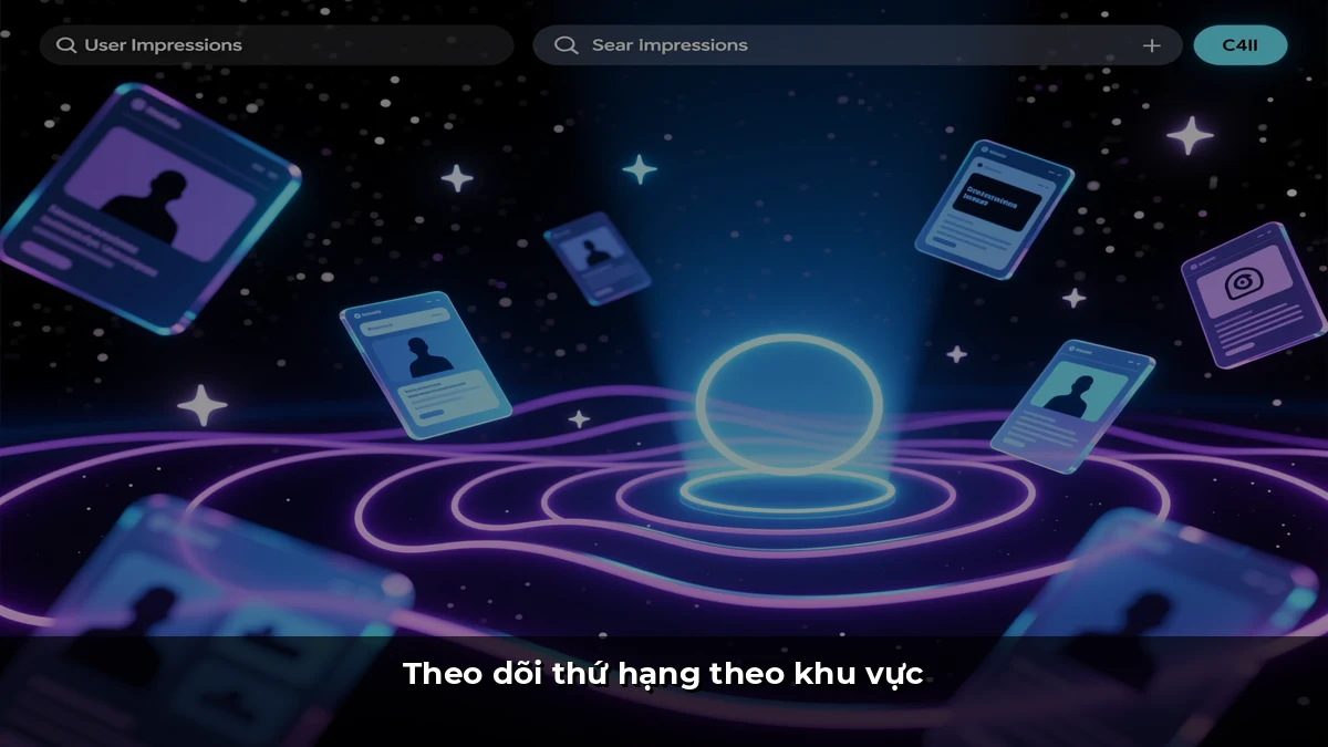 Theo dõi thứ hạng theo khu vực