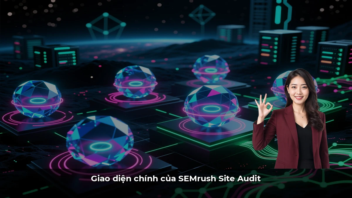 Giao diện chính của SEMrush Site Audit