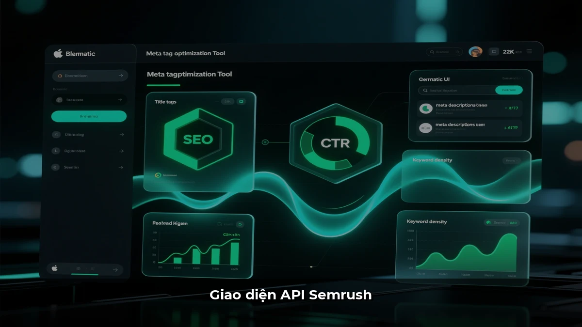 Giao diện API Semrush