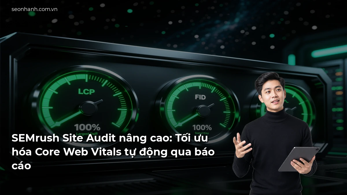 SEMrush Site Audit nâng cao: Tối ưu hóa Core Web Vitals tự động qua báo cáo