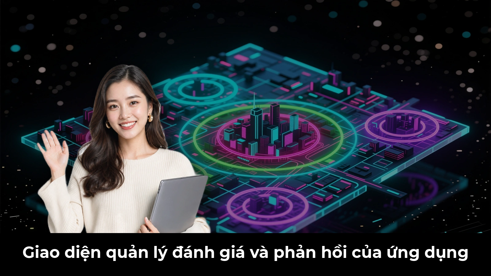 Giao diện quản lý đánh giá và phản hồi của ứng dụng