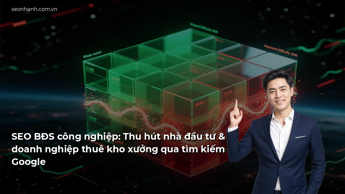 SEO BĐS công nghiệp: Thu hút nhà đầu tư & doanh nghiệp thuê kho xưởng qua tìm kiếm Google