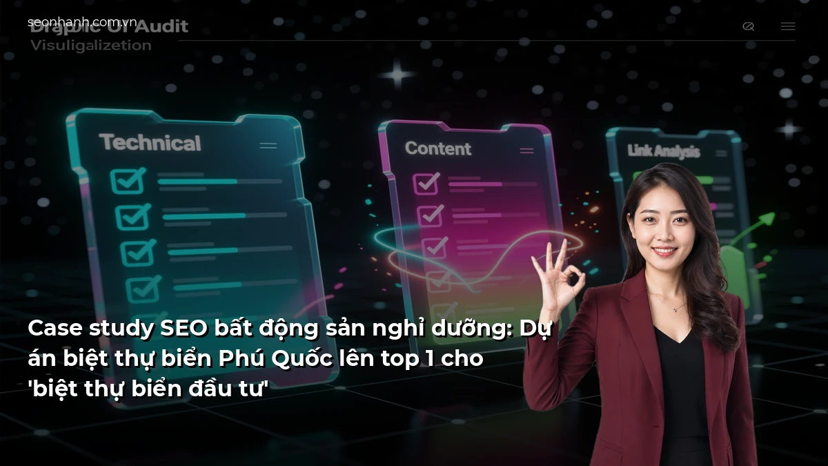Case study SEO bất động sản nghỉ dưỡng: Dự án biệt thự biển Phú Quốc lên top 1 cho 'biệt thự biển đầu tư'
