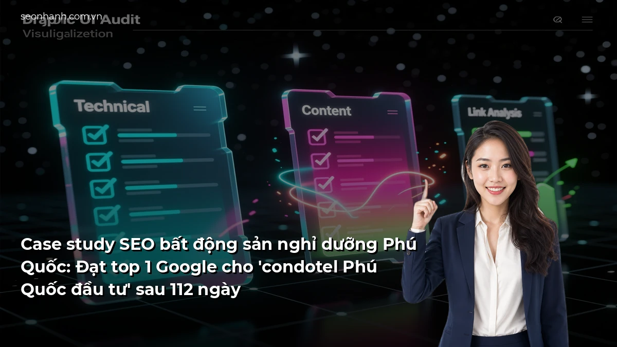 Case study SEO bất động sản nghỉ dưỡng Phú Quốc: Đạt top 1 Google cho 'condotel Phú Quốc đầu tư' sau 112 ngày