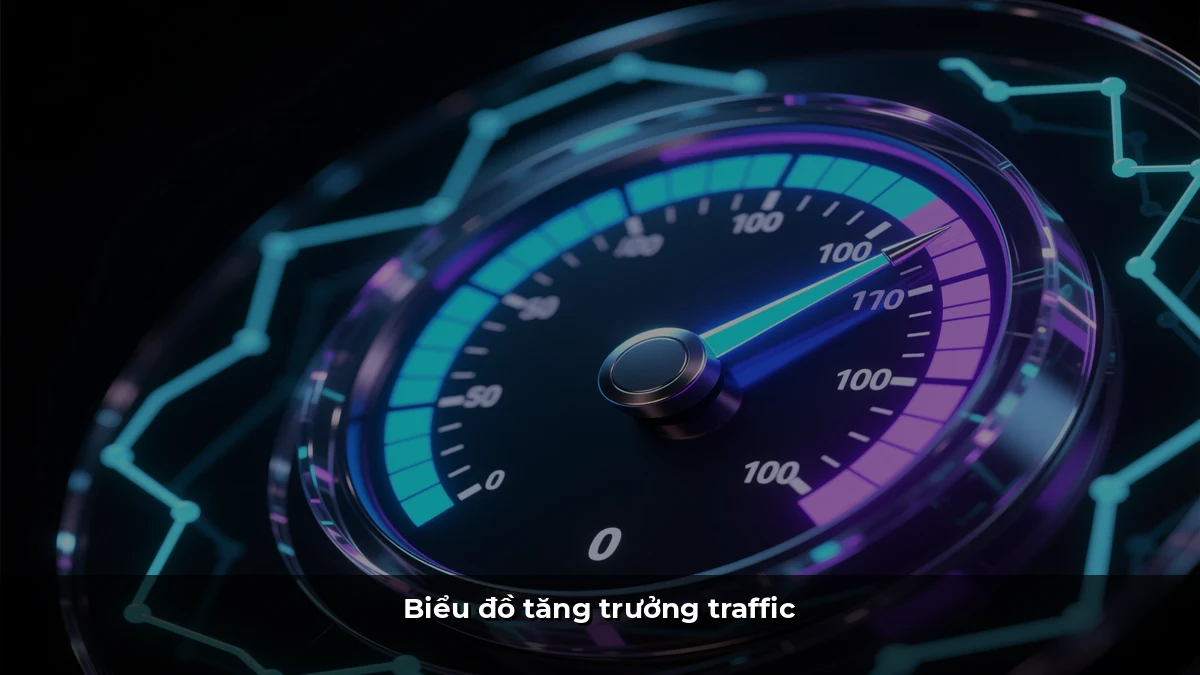 Biểu đồ tăng trưởng traffic