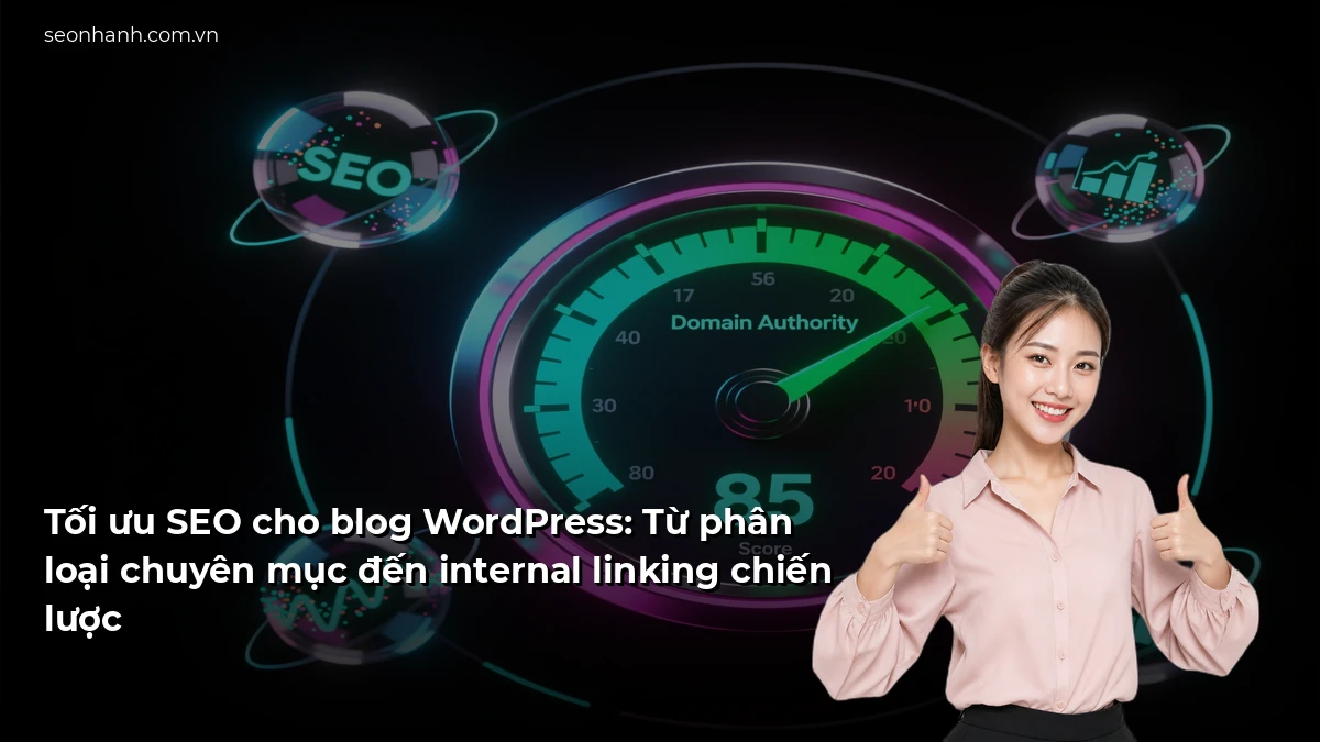 Tối ưu SEO cho blog WordPress: Từ phân loại chuyên mục đến internal linking chiến lược