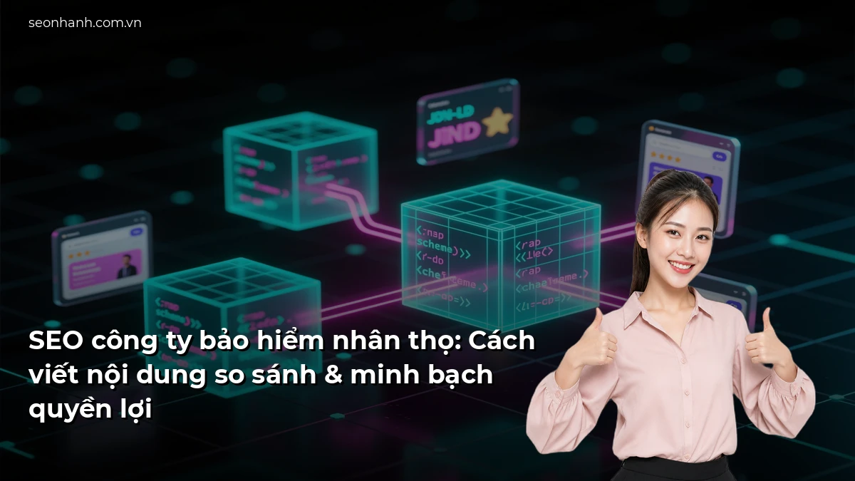 SEO công ty bảo hiểm nhân thọ: Cách viết nội dung so sánh & minh bạch quyền lợi