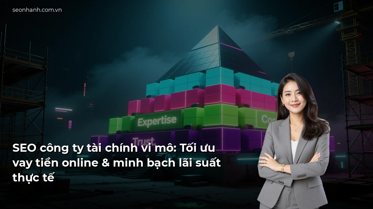 SEO công ty tài chính vi mô: Tối ưu vay tiền online & minh bạch lãi suất thực tế