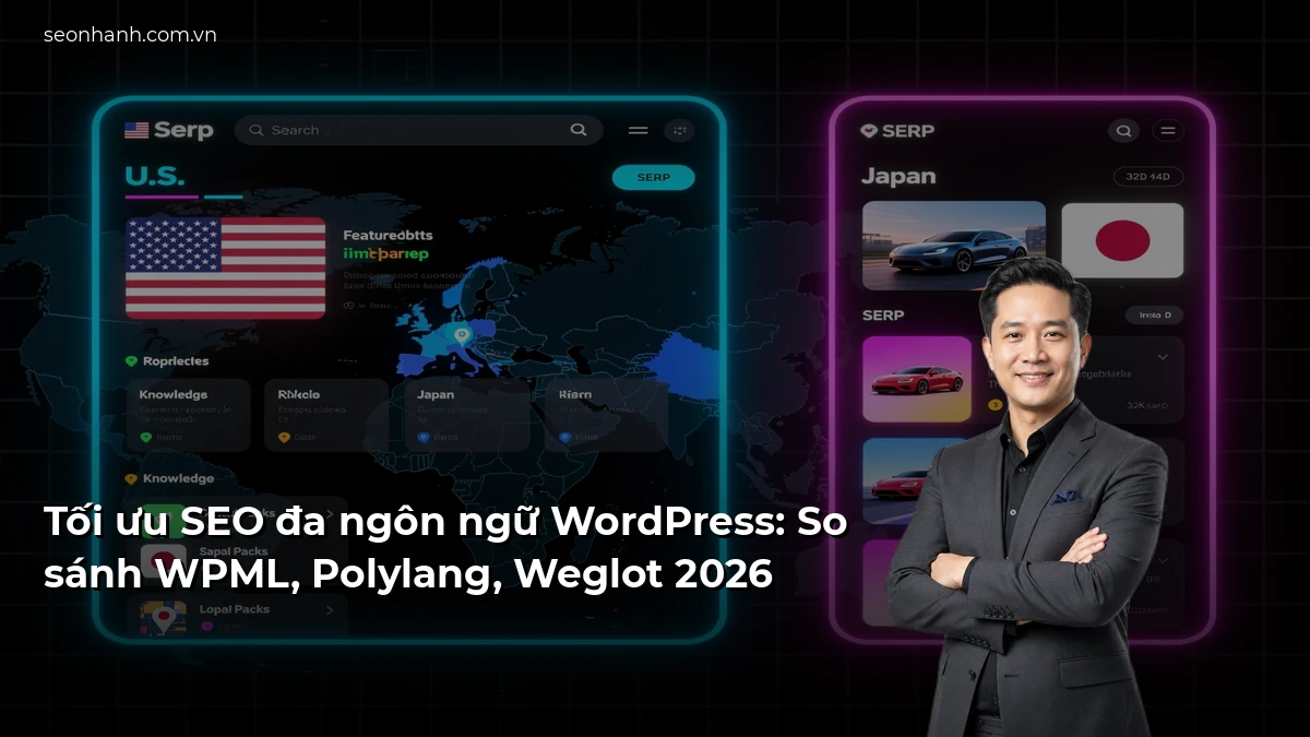 Tối ưu SEO đa ngôn ngữ WordPress: So sánh WPML, Polylang, Weglot 2026