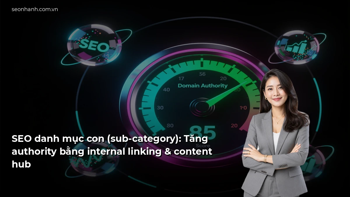 SEO danh mục con (sub-category): Tăng authority bằng internal linking & content hub