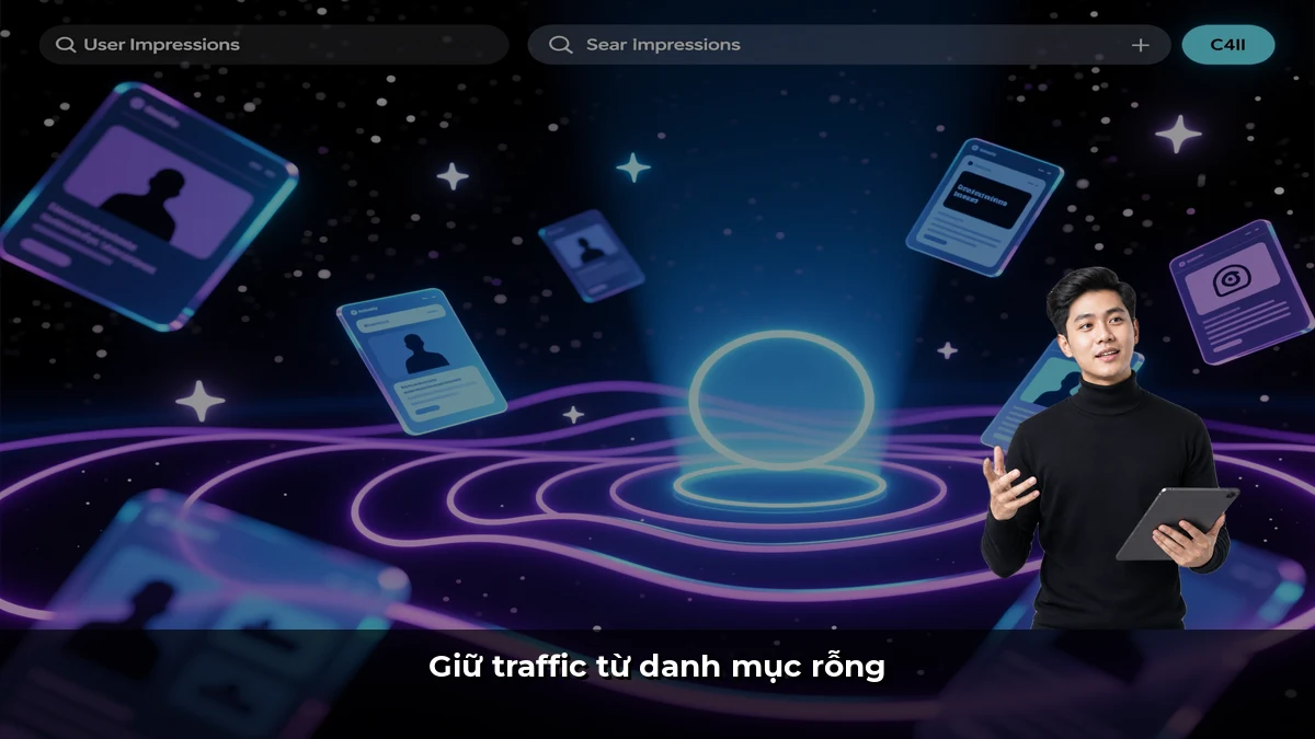Giữ traffic từ danh mục rỗng