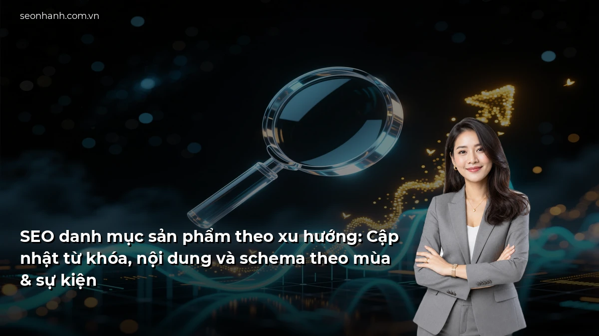 SEO danh mục sản phẩm theo xu hướng: Cập nhật từ khóa, nội dung và schema theo mùa & sự kiện