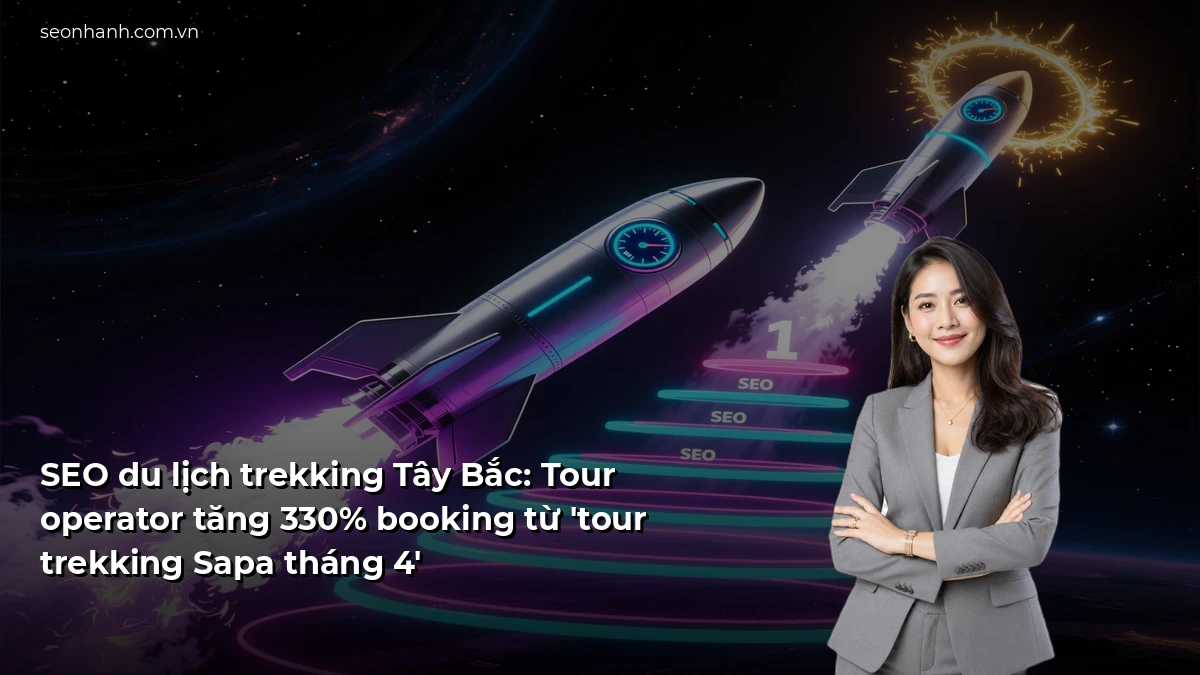 SEO du lịch trekking Tây Bắc: Tour operator tăng 330% booking từ 'tour trekking Sapa tháng 4'