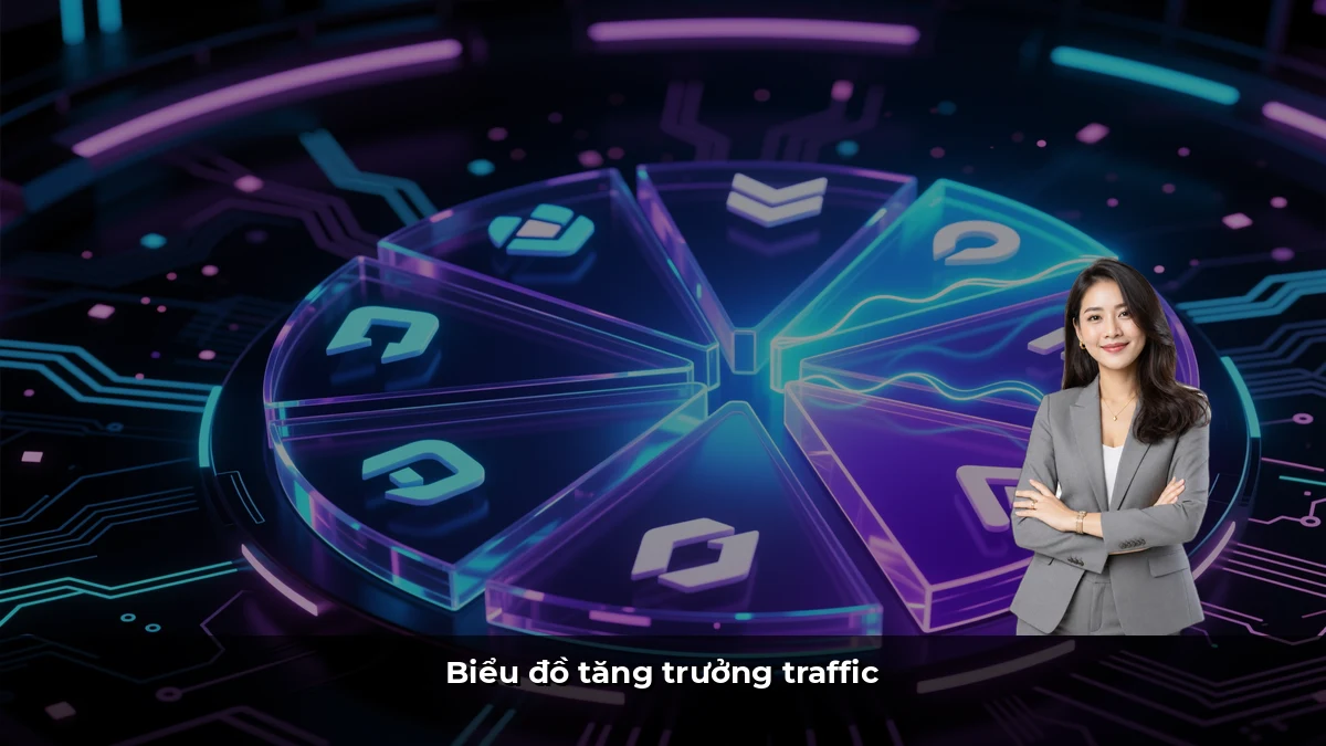 Biểu đồ tăng trưởng traffic