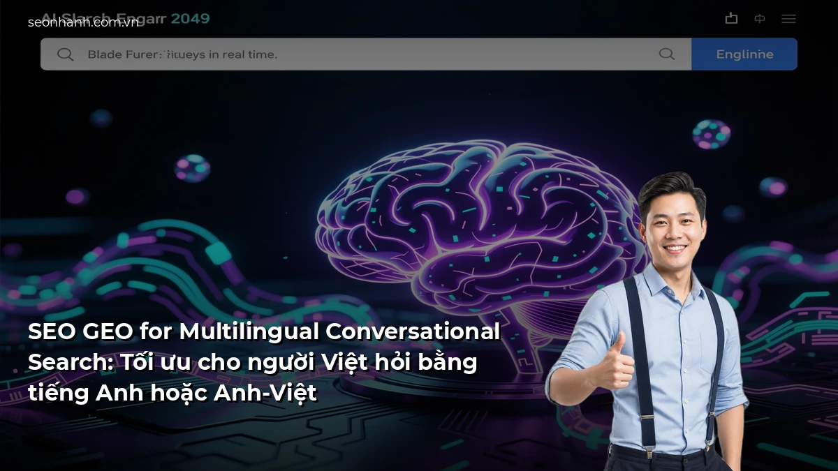 SEO GEO for Multilingual Conversational Search: Tối ưu cho người Việt hỏi bằng tiếng Anh hoặc Anh-Việt