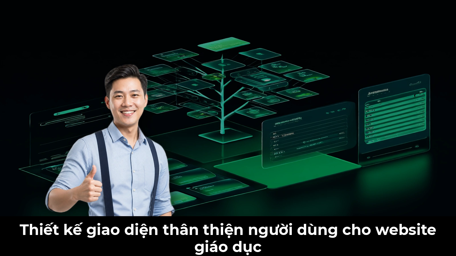 Thiết kế giao diện thân thiện người dùng cho website giáo dục