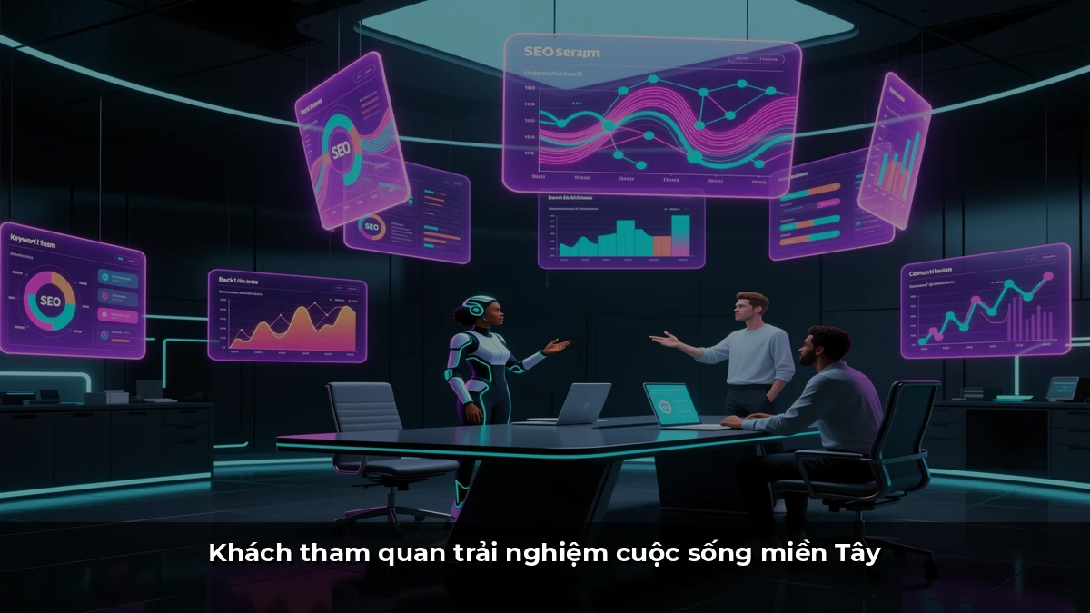 Khách tham quan trải nghiệm cuộc sống miền Tây