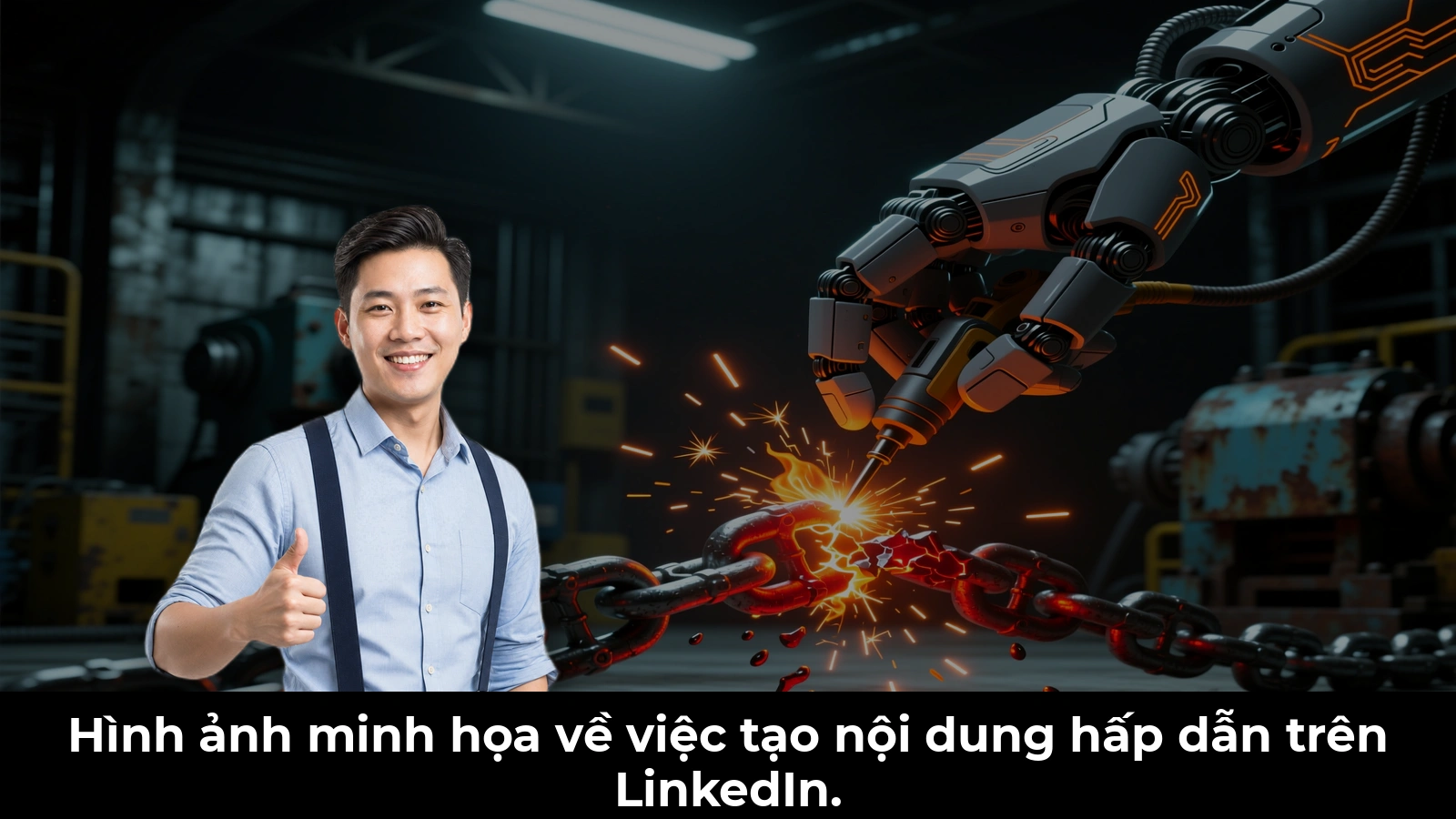 Hình ảnh minh họa về việc tạo nội dung hấp dẫn trên LinkedIn.