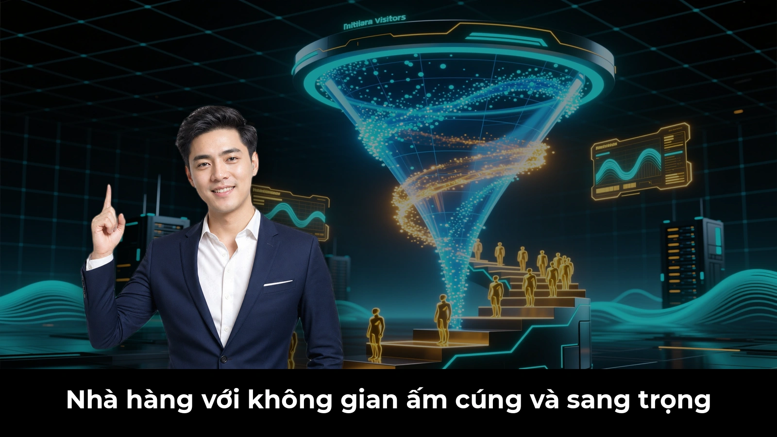 Nhà hàng với không gian ấm cúng và sang trọng