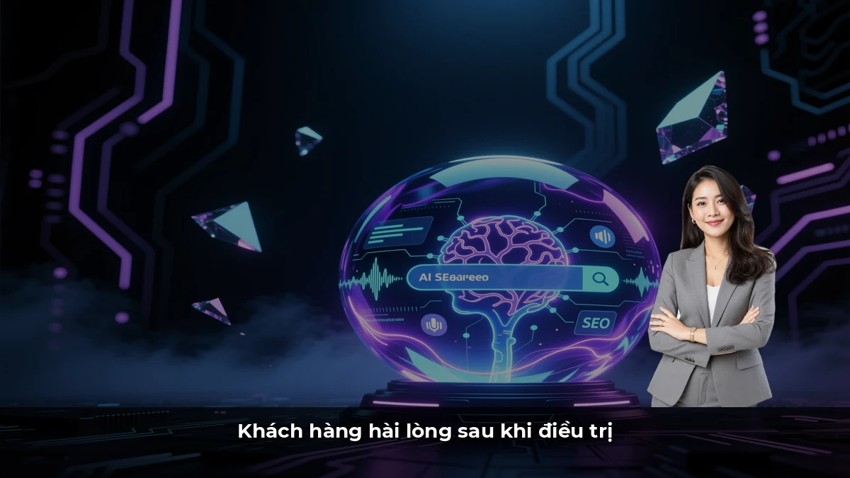 Khách hàng hài lòng sau khi điều trị