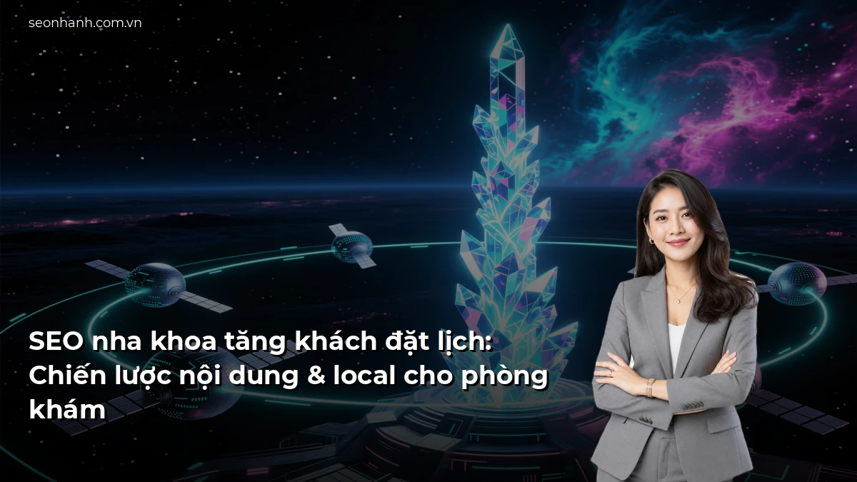 SEO nha khoa tăng khách đặt lịch: Chiến lược nội dung & local cho phòng khám