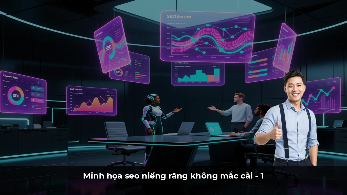 Minh họa seo niềng răng không mắc cài - 1