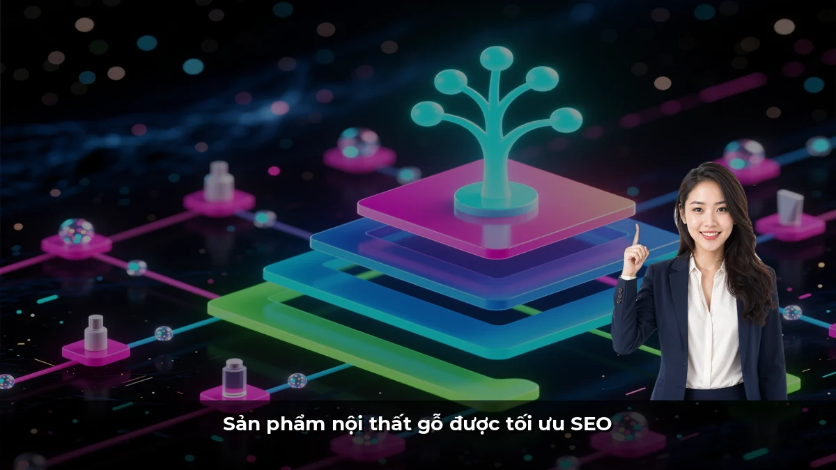 Sản phẩm nội thất gỗ được tối ưu SEO
