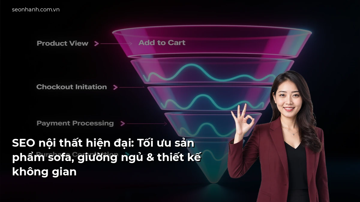 SEO nội thất hiện đại: Tối ưu sản phẩm sofa, giường ngủ & thiết kế không gian