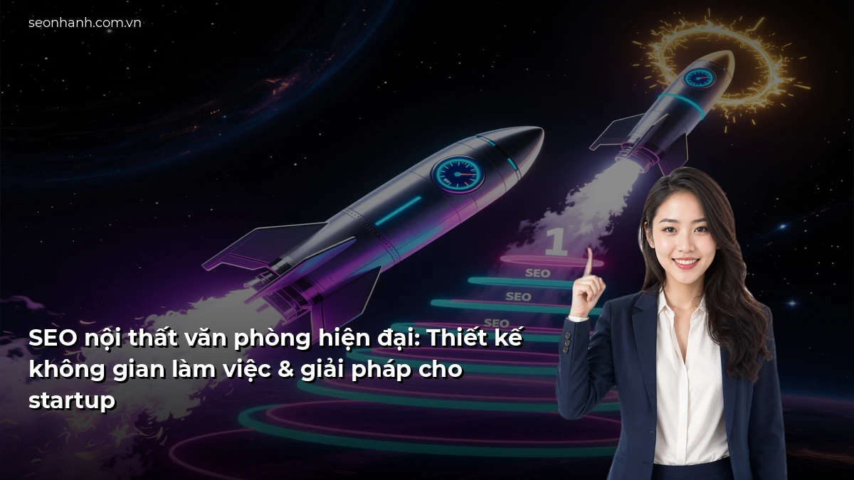 SEO nội thất văn phòng hiện đại: Thiết kế không gian làm việc & giải pháp cho startup