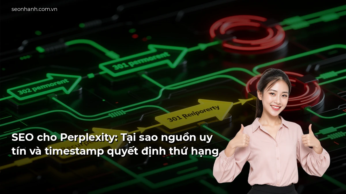 SEO cho Perplexity: Tại sao nguồn uy tín và timestamp quyết định thứ hạng
