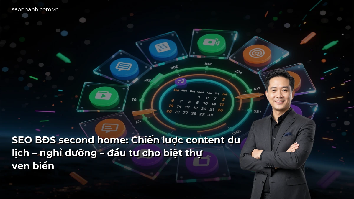 SEO BĐS second home: Chiến lược content du lịch – nghỉ dưỡng – đầu tư cho biệt thự ven biển