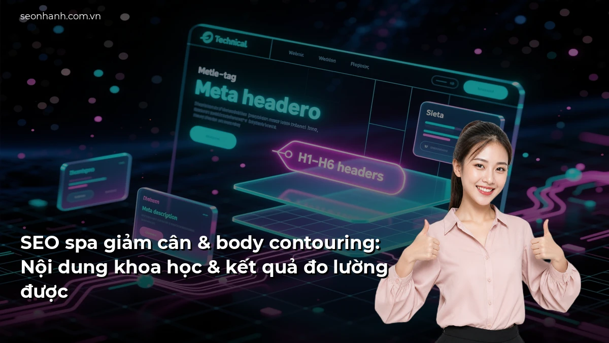 SEO spa giảm cân & body contouring: Nội dung khoa học & kết quả đo lường được