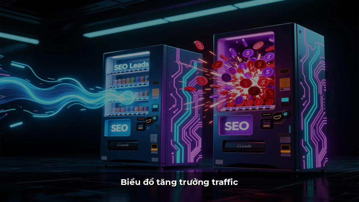 Biểu đồ tăng trưởng traffic
