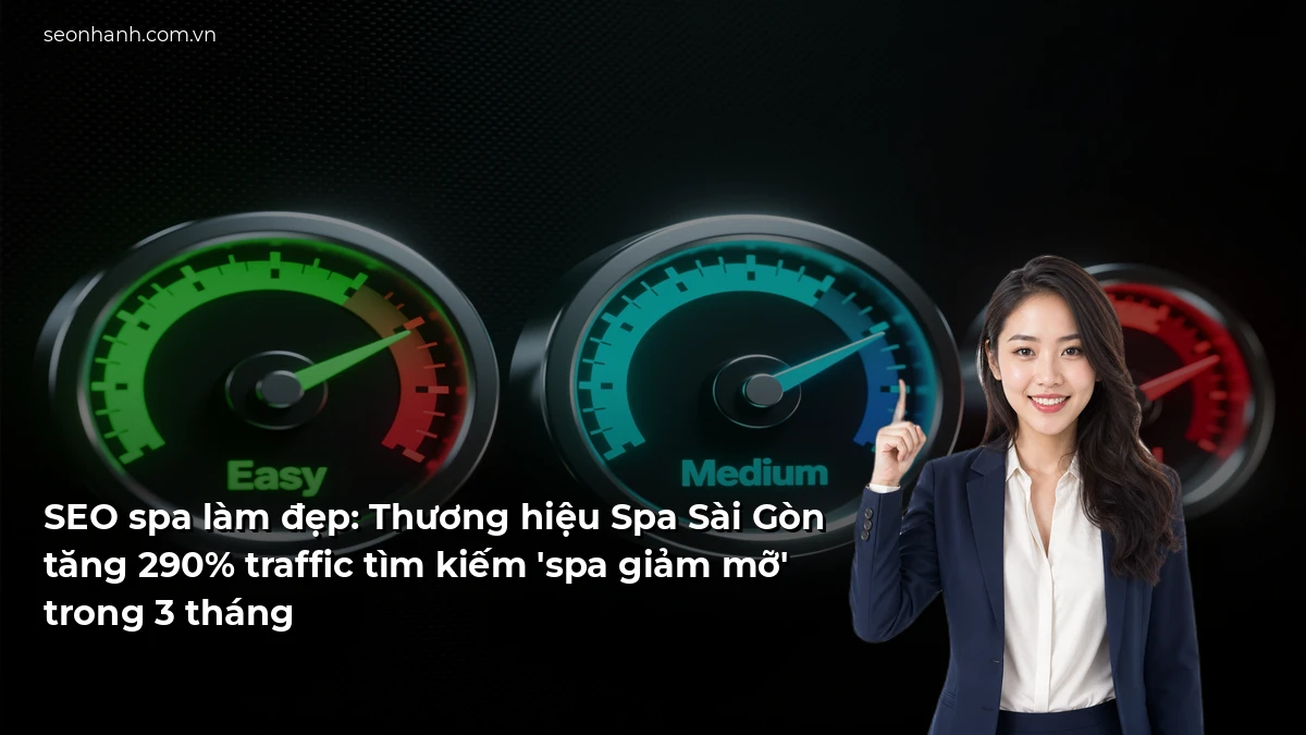 SEO spa làm đẹp: Thương hiệu Spa Sài Gòn tăng 290% traffic tìm kiếm 'spa giảm mỡ' trong 3 tháng