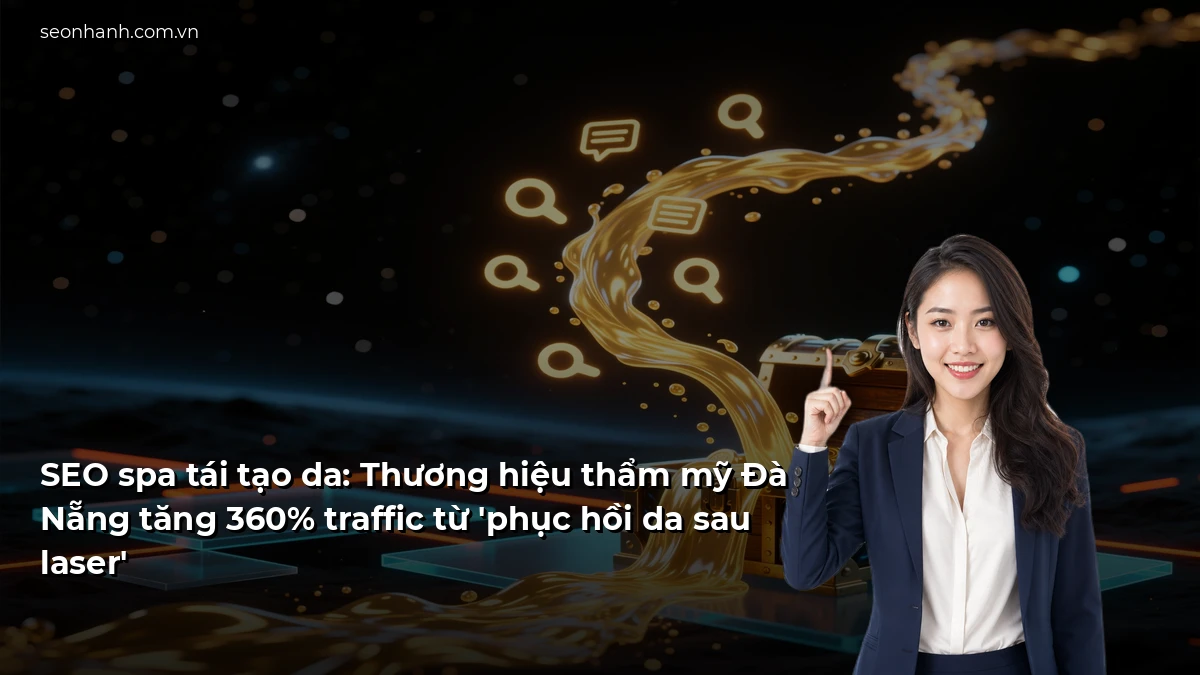 SEO spa tái tạo da: Thương hiệu thẩm mỹ Đà Nẵng tăng 360% traffic từ 'phục hồi da sau laser'
