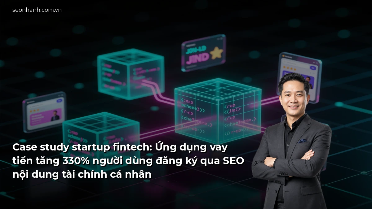 Case study startup fintech: Ứng dụng vay tiền tăng 330% người dùng đăng ký qua SEO nội dung tài chính cá nhân